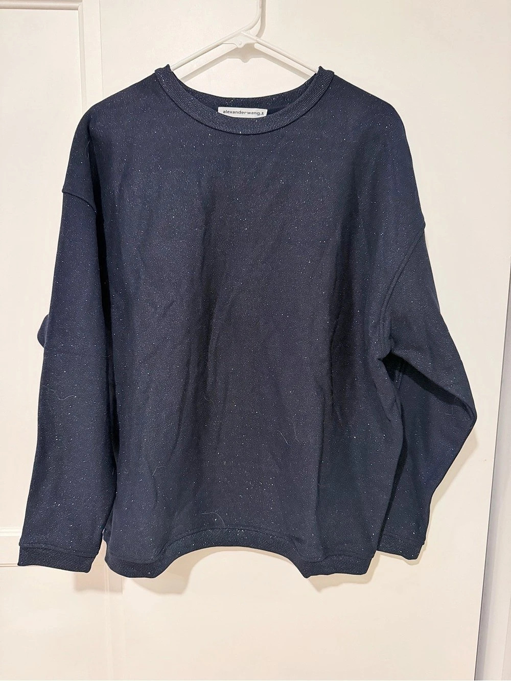 Alexander Wang Cotton Long Sleeve Sweatshirt Size Small